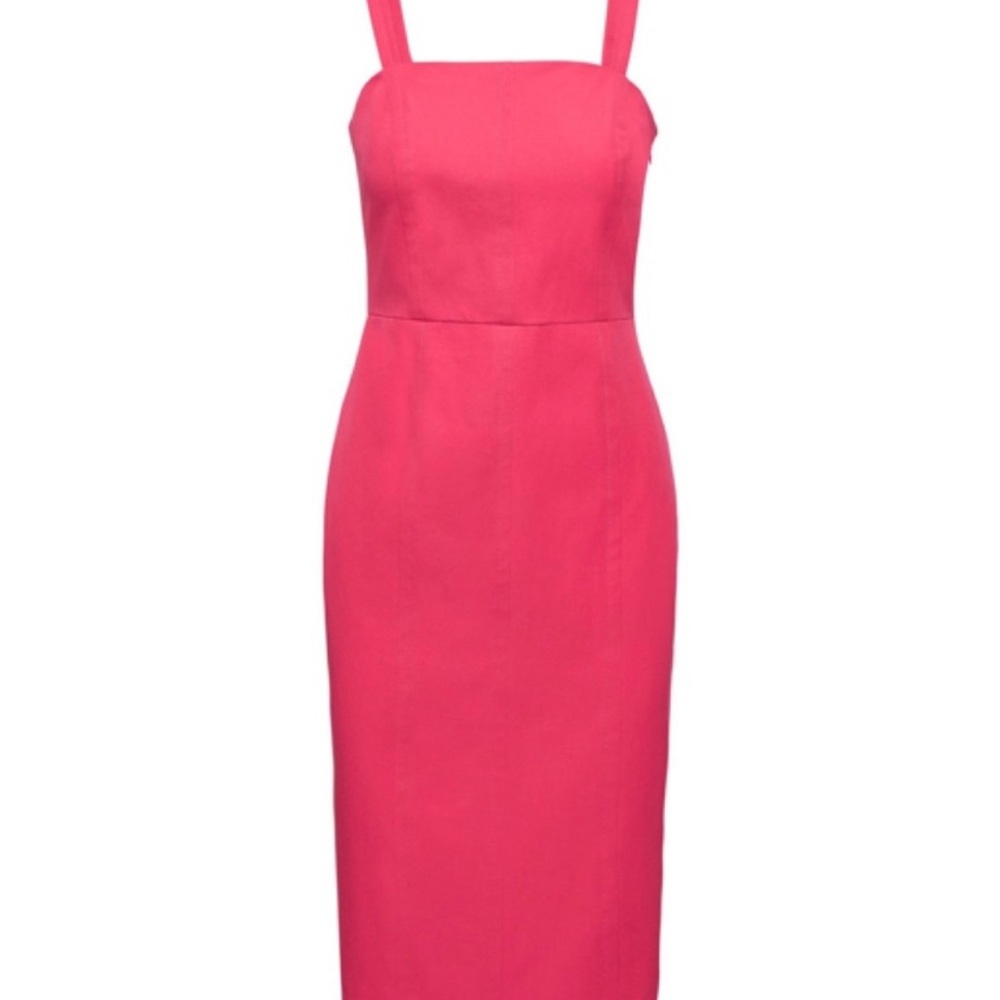 Banana Republic pink sheath dress sz 10